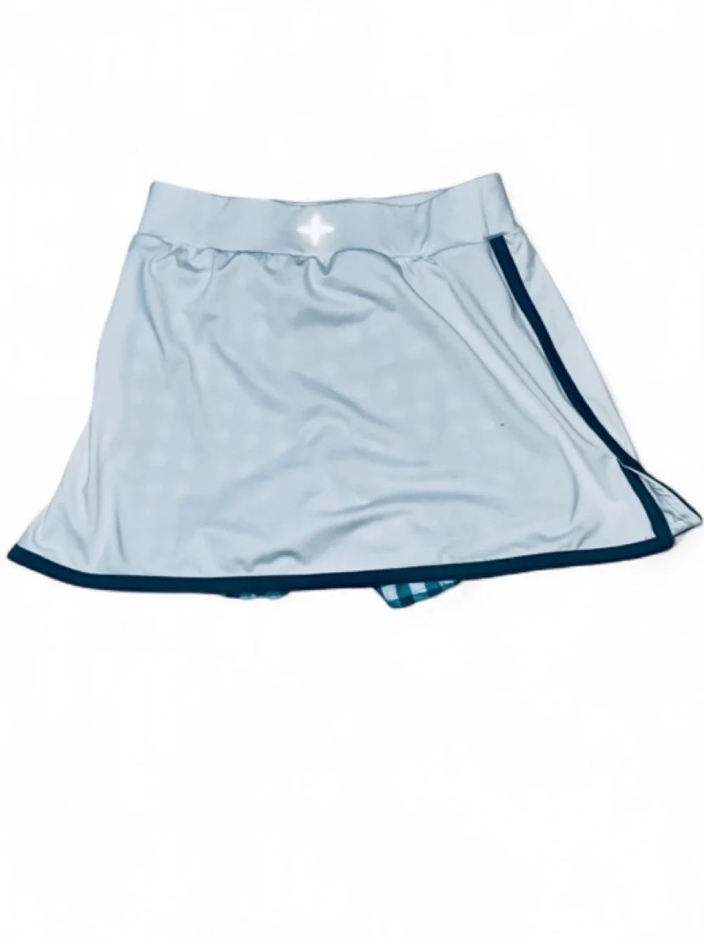 EUC Tuckernuck White and Green Layered  Skort Shorts
